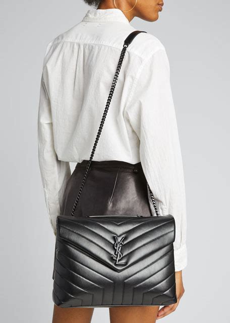 ysl monogram medium matelasse shoulder bag|SAINT LAURENT Crinkled Calfskin Matelasse Monogram .